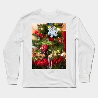 Buy Christmas Greeting Cards with snowflake Long Sleeve T-Shirt